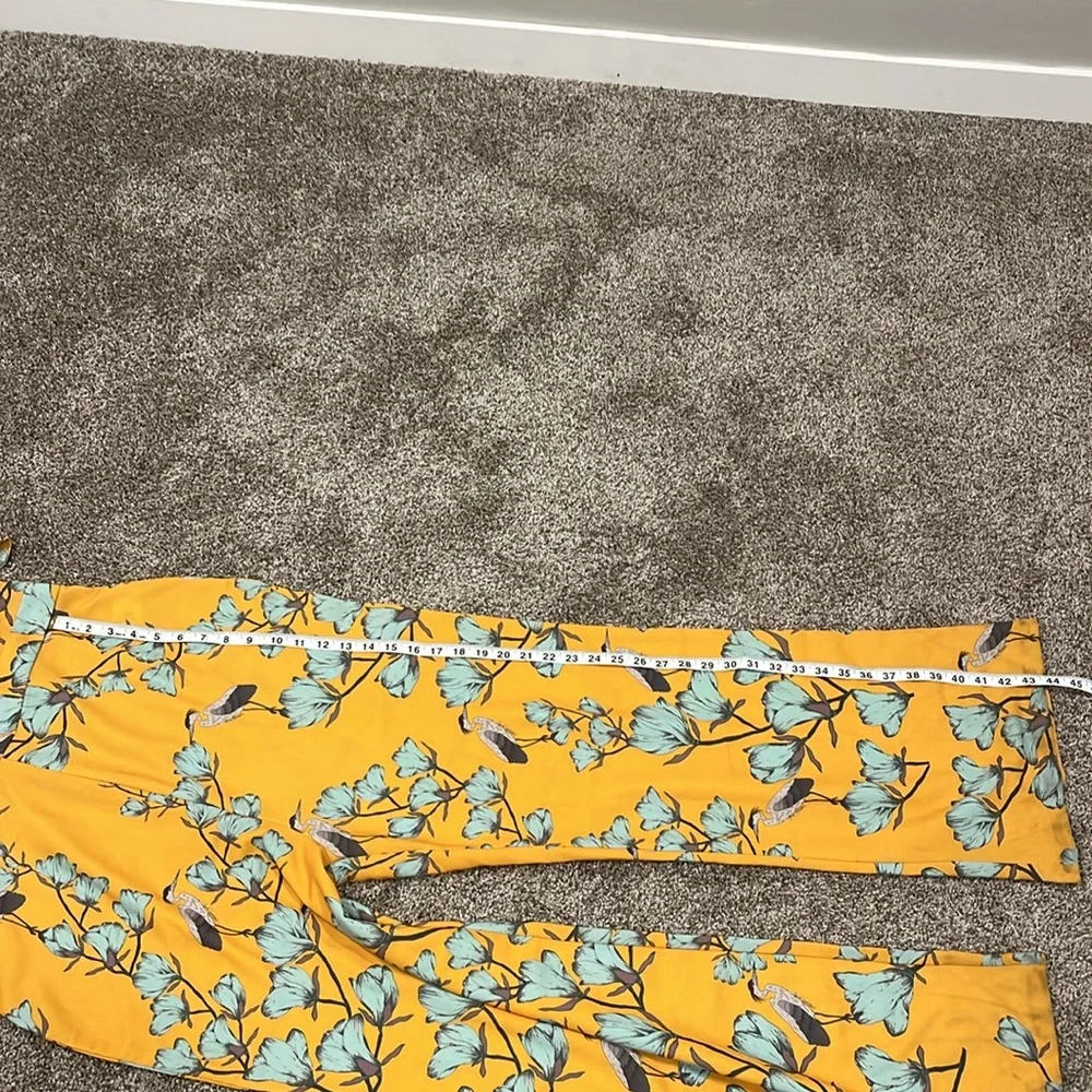 ANTHROPOLOGIE | Varun Bahl Warbler Yellow Floral Jumpsuit NWT Size 12 - Picture 12 of 14